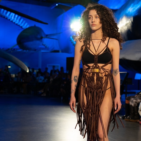 Handmade Macramé Rope Dress GoodVibeGoda Original Design - Picture 1 of 16